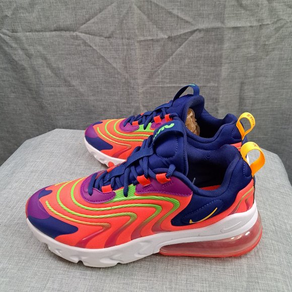 nike Other - Nike Boys Air Max 270 React CD6870-600 Multicolor Running Shoes Sneakers Sz 5.5Y